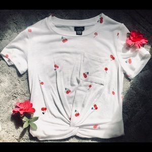Rue21 Twist cherry shirt